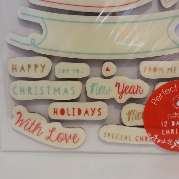 Urban Stamps Foam 12 Days Of Christmas Easy Cling - Picture 5 of 12